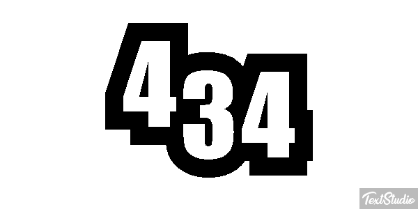 434 テキスト効果