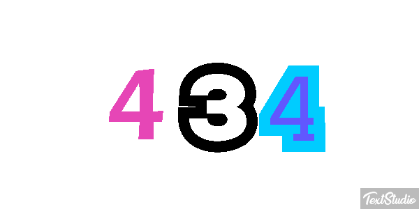 434 テキスト効果