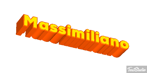 Massimiliano Effetto testo