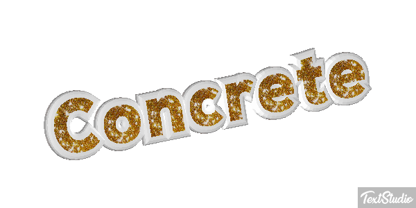 Concrete Текстовый эффект