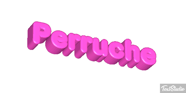 Perruche Effetto testo