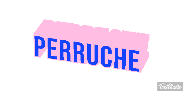 Perruche Effetto testo