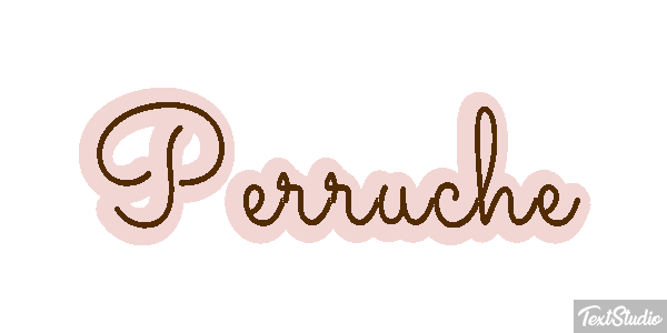 Perruche Effetto testo