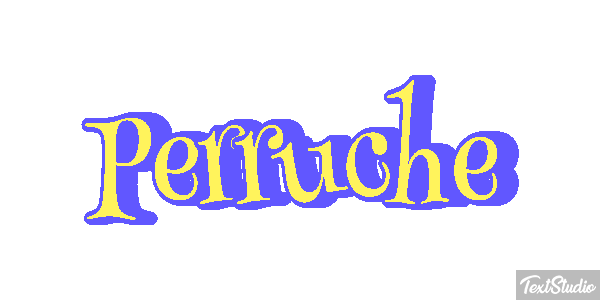 Perruche Effetto testo