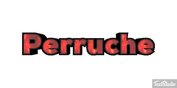 Perruche Effetto testo