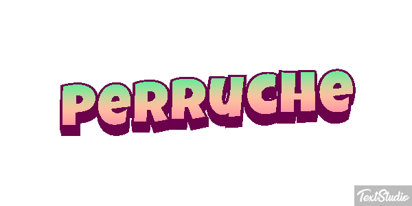 Perruche Effetto testo