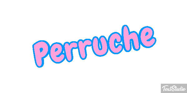 Perruche Effetto testo