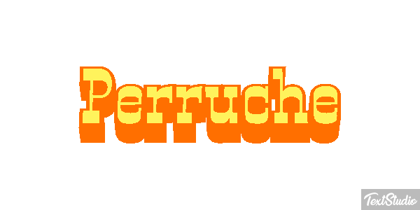 Perruche Effetto testo