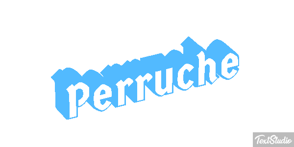 Perruche Effetto testo