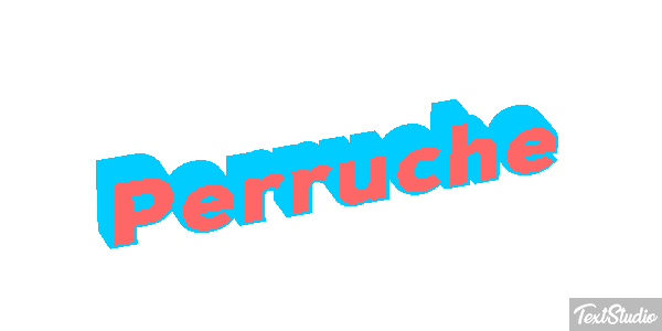 Perruche Effetto testo