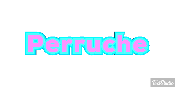 Perruche Effetto testo