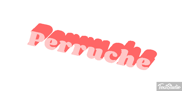 Perruche Effetto testo