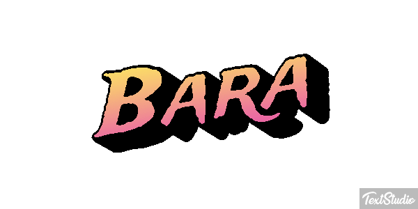 Bara テキスト効果