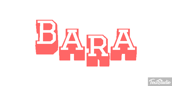 Bara テキスト効果