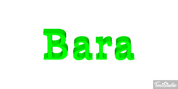 Bara テキスト効果