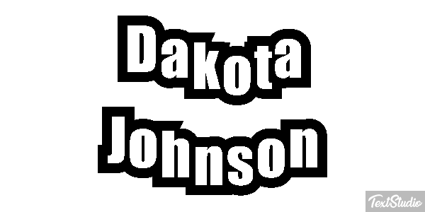 Dakota Johnson Efeito do texto