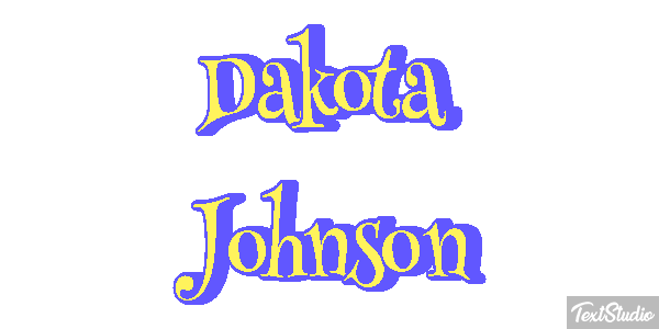 Dakota Johnson Efeito do texto