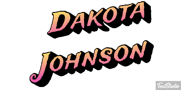 Dakota Johnson Efeito do texto