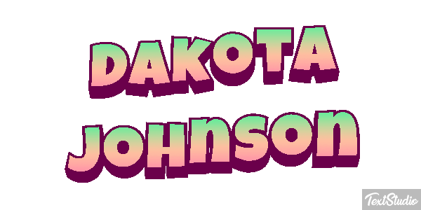 Dakota Johnson Efeito do texto