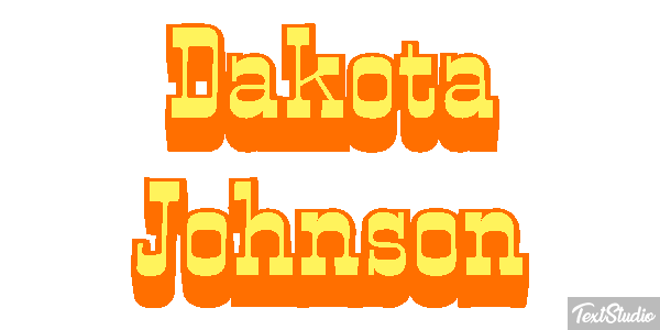 Dakota Johnson Efeito do texto