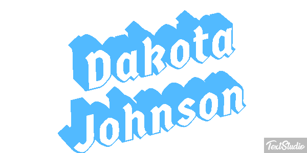 Dakota Johnson Efeito do texto