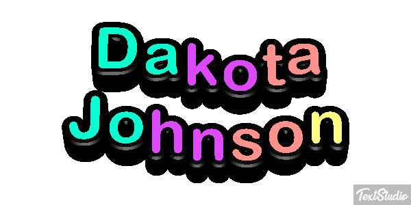 Dakota Johnson Efeito do texto