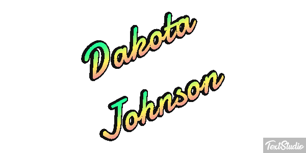 Dakota Johnson Efeito do texto
