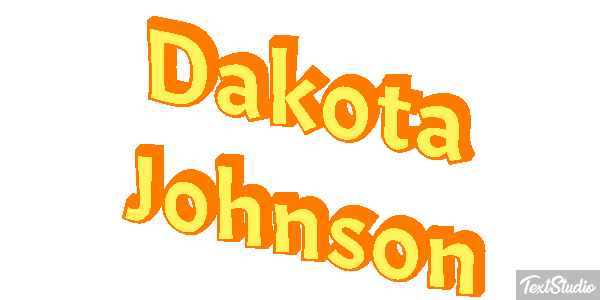 Dakota Johnson Efeito do texto