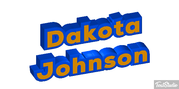 Dakota Johnson Efeito do texto