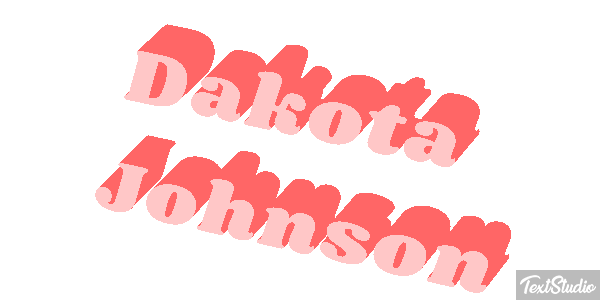 Dakota Johnson Efeito do texto