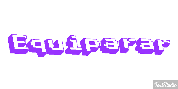 Equiparar Текстовый эффект