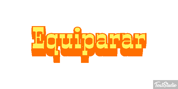 Equiparar Текстовый эффект