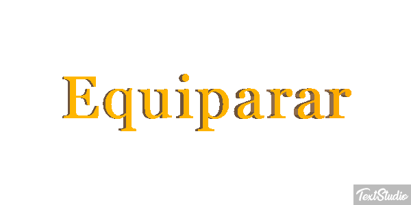 Equiparar Текстовый эффект