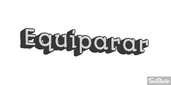 Equiparar Текстовый эффект