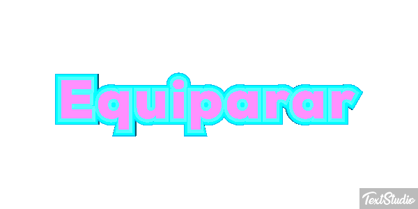 Equiparar Текстовый эффект