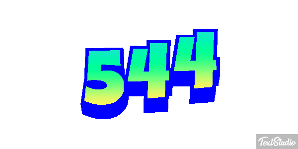 544 Metin efekti