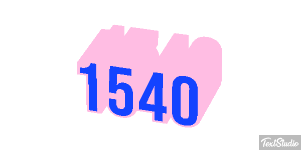1540 Tekst effect