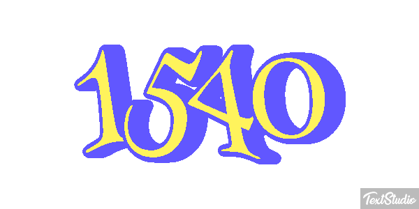 1540 Tekst effect