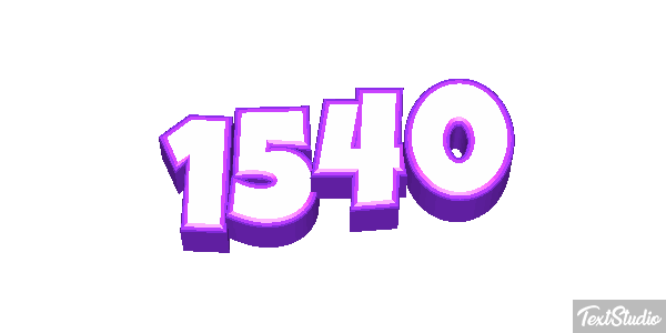 1540 Tekst effect