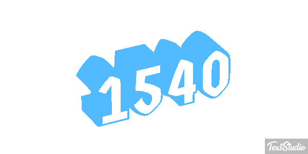 1540 Tekst effect