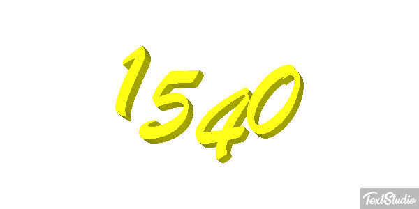 1540 Tekst effect