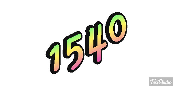 1540 Tekst effect