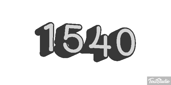 1540 Tekst effect