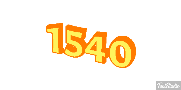 1540 Tekst effect