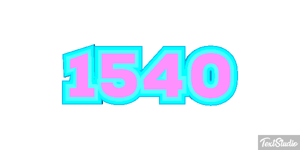 1540 Tekst effect