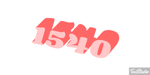 1540 Tekst effect