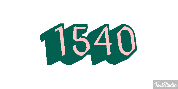 1540 Tekst effect