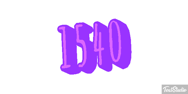 1540 Tekst effect