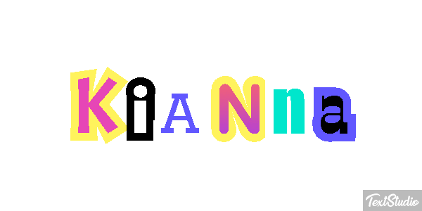 Kianna Text effect