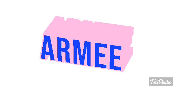 Armée Effetto testo